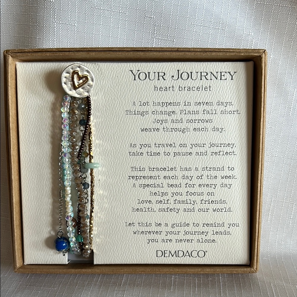 Demdaco Blue and Gold Bracelet Elegant Jewelry
